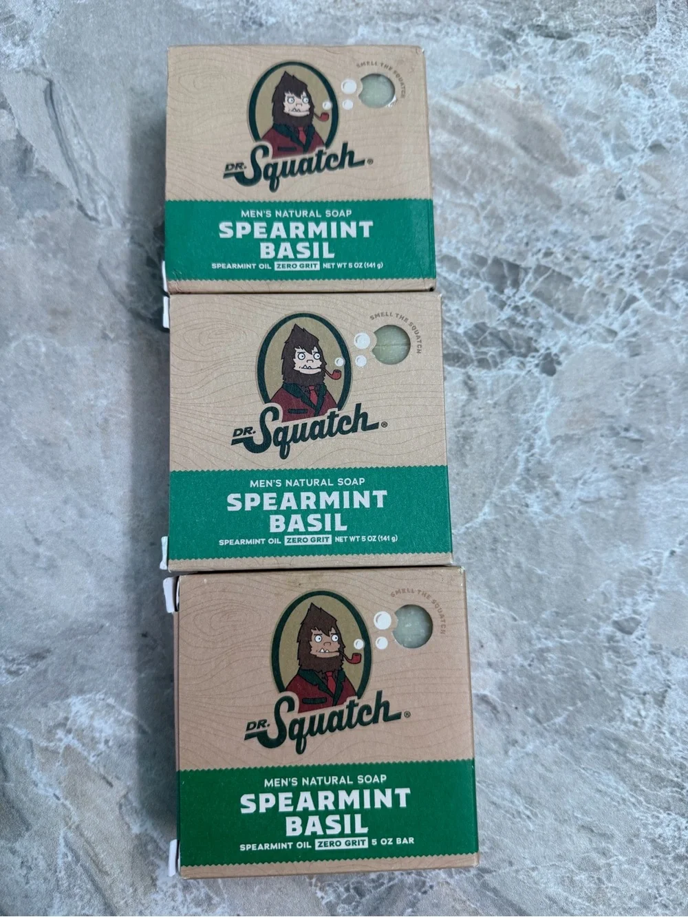Dr. Squatch Spearmint Basil Men's Natural Soap